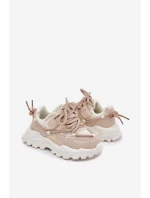 Sportovní boty sneakers dětské béžové model 21700447 - Boto Sportovní boty sneakers dětské béžové model 21700447 - Boto