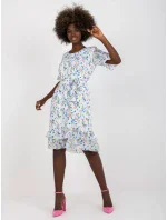 Šaty LK SK 507214 1.21 bílá a modrá