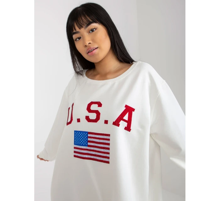 Mikina VI BL model 17866011 ecru - FPrice Mikina VI BL model 17866011 ecru - FPrice