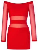 Šaty V-9299 červené - Axami Šaty V-9299 červené - Axami