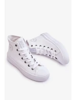 Dámské vysoké tenisky Big Star Bílé Dámské vysoké tenisky Big Star Bílé