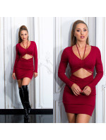 Sexy Bodycon Mini Dress with Cut-Out