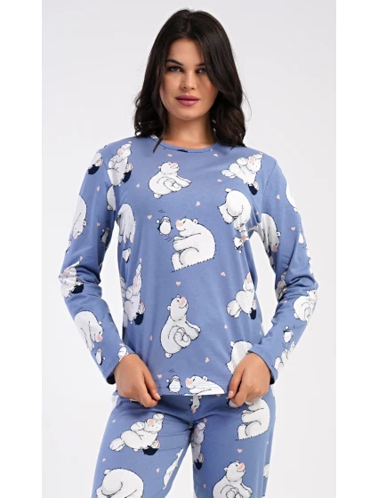 Dámské pyžamo dlouhé a model 21417091 - Vienetta