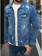 Pánská džínová bunda modrá Dstreet TX3633 Pánská džínová bunda modrá Dstreet TX3633
