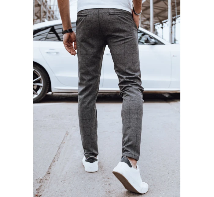 FashionStreet pánské ležérní šedé kalhoty UX4406