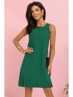 elegantní trapézové šaty s asymetrickým řasením model 21218048 - numoco