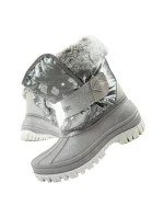 Lee Cooper zimní sněhule dětské zateplené sněhule pro dívky šedé