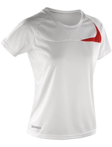 Spiro S 182F Dámské tréninkové tričko 29.182F white/red Spiro S 182F Dámské tréninkové tričko 29.182F white/red
