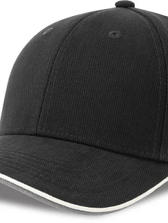 Atlantis Headwear Pilot Piping Sandwich-S 6 panelová těžká sandwich křiltovka 33.0274 black