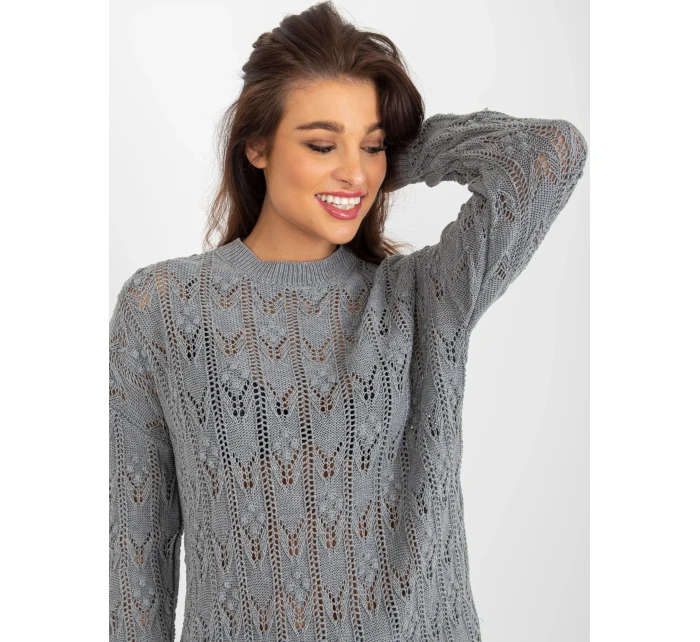 Dámský svetr BA SW 9000 .31P šedá - FPrice Dámský svetr BA SW 9000 .31P šedá - FPrice