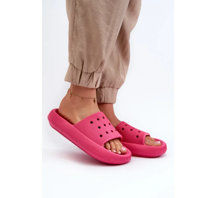 Dámské pěnové pantofle se silnou podrážkou Fuchsia Beula Dámské pěnové pantofle se silnou podrážkou Fuchsia Beula