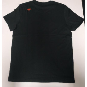 Pánské bavlněné tričko 4F TSM302 Černé