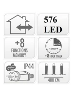 LAMPKI CHOINKOWE  LED  BIAŁY model 21832459