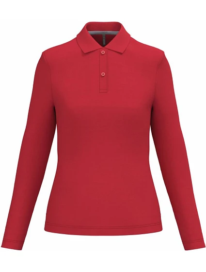 Kariban K 244 Dámské piqué polo s dlouhým rukávem 20.K244 red Kariban K 244 Dámské piqué polo s dlouhým rukávem 20.K244 red