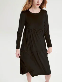 Obyčejné sametové šaty model 18937740 - Vamp