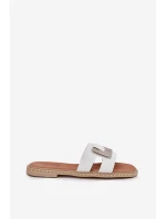 Dámské Plážové Sandály S Dekorativním Detalem Bílé Artiker 56C1334