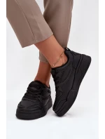 Dámské tenisky na platformě Big Star HI-POLY SYSTEM – černé Dámské tenisky na platformě Big Star HI-POLY SYSTEM – černé