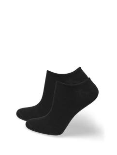 Pánské kotníkové ponožky STOP BACTERIA – černé