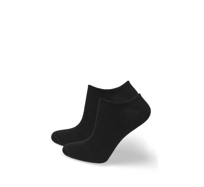 Pánské kotníkové ponožky STOP BACTERIA – černé