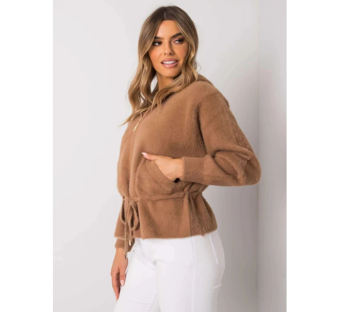 Dámský plášť 1605.98P hnědý - FPrice Dámský plášť 1605.98P hnědý - FPrice