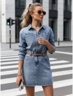 Dámské mini šaty JINELLA EY2569 Jeans modrá - Fashion Street