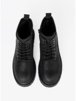 Trendy dámské kotníčkové boty černé Trendy dámské kotníčkové boty černé