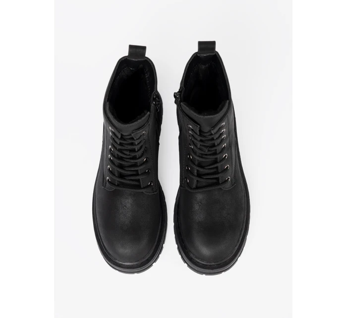 Trendy dámské kotníčkové boty černé Trendy dámské kotníčkové boty černé