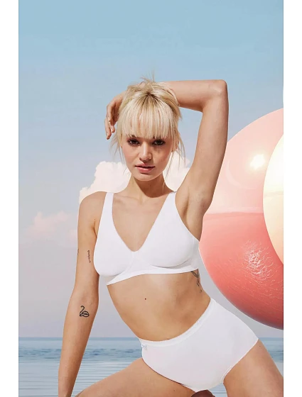 Dámské kalhotky model 16972513 Basic+ Maxi 3P bílé - Sloggi