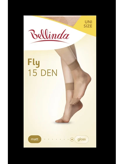 Dámské model 15435413 ponožky FLY SOCKS 15 DEN  amber - Bellinda