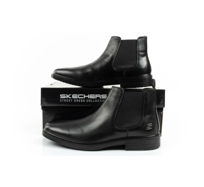 Pánské boty boots smart leather model 21813388 - Skechers Pánské boty boots smart leather model 21813388 - Skechers