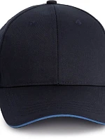 WK WKP 145 6 panelová kšiltovka 20.145W navy/light royal blue