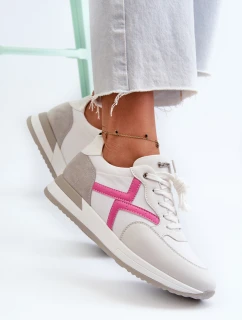 Dámské tenisky na platformě  Bílé model 21656790 - Inblu