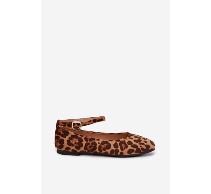 Dámské baleríny s páskem a přezkou Panterka model 21747608 - Boto