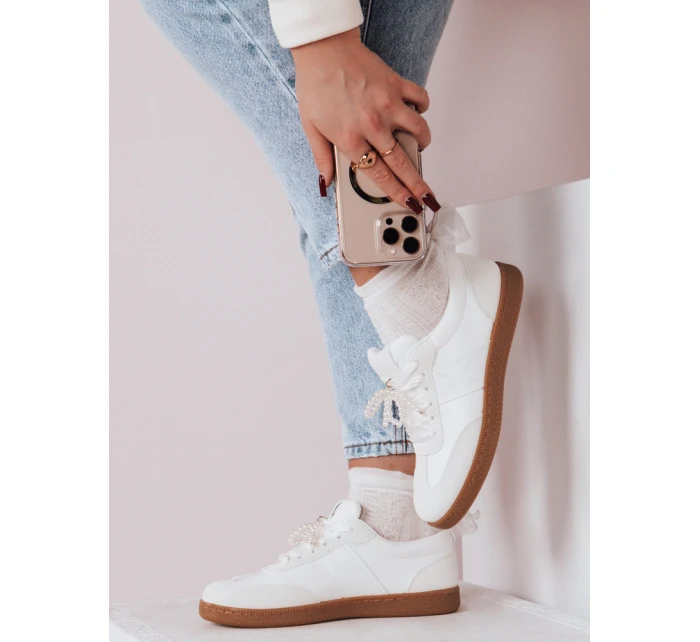 Dámské sportovní tenisky PEARLSTEP white FashionStreet ZY0681