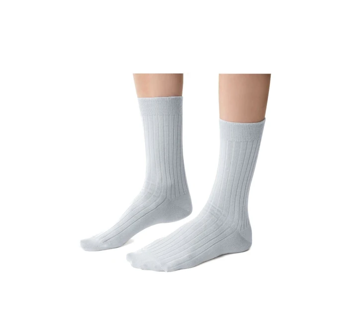 Dámské žebrované ponožky Steven art.130 Merino