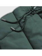Dlouhá zelená klasická dámská zimní bunda model 21244092 - S'WEST