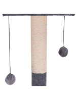 ŠKRÁBACÍ STROM PRO KOČKY 59CM 2 KOULE