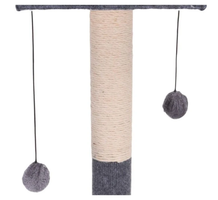 ŠKRÁBACÍ STROM PRO KOČKY 59CM 2 KOULE