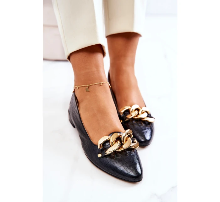 Kožené lodičky z kůže Černe model 21572557 - Boto