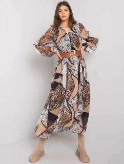 Šaty LC SK 22K 3038.78P černá a béžová