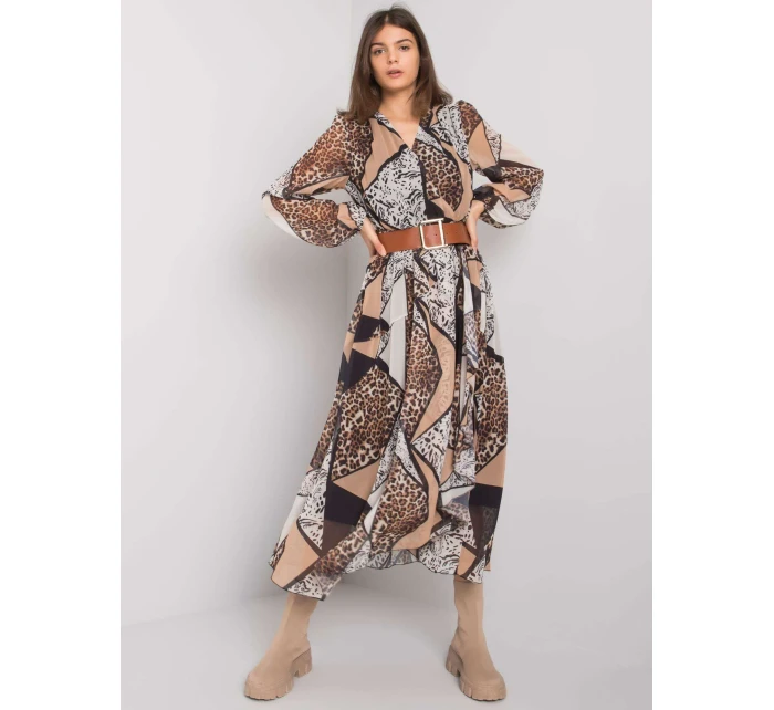 Šaty LC SK 22K 3038.78P černá a béžová