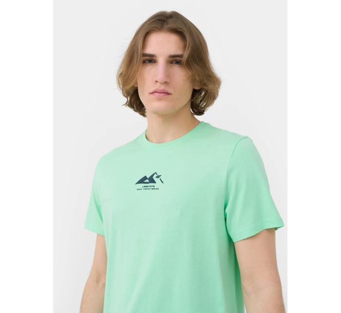 Pánské tričko z organické bavlny 4FSS23TTSHM486-42N zelené - 4F