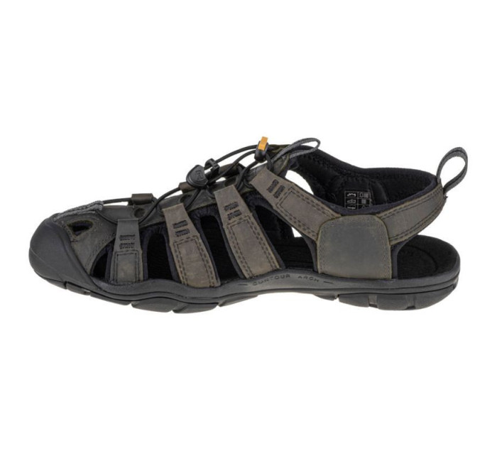 Pánské sandály Clearwater CNX Leather M 101310 khaki-černá - Keen