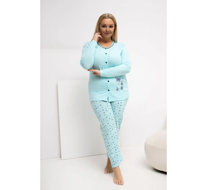 Pohodlná pyžama pro plnoštíhlé model 223306 Forever Pink