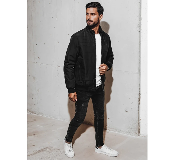 Pánská přechodná bunda černá FashionStreet TX5005