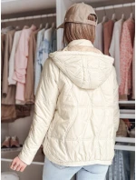 Dámská přechodná prošívaná bunda MARISSIA bílá FashionStreet TY4850 Dámská přechodná prošívaná bunda MARISSIA bílá FashionStreet TY4850