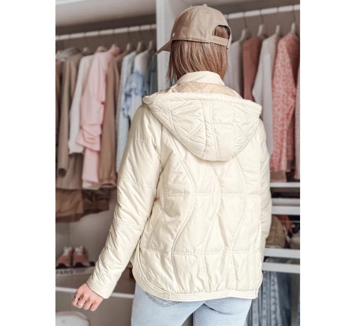 Dámská přechodná prošívaná bunda MARISSIA bílá FashionStreet TY4850 Dámská přechodná prošívaná bunda MARISSIA bílá FashionStreet TY4850