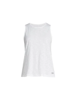 CASALL Soft Texture Tank bílé tréninkové tričko