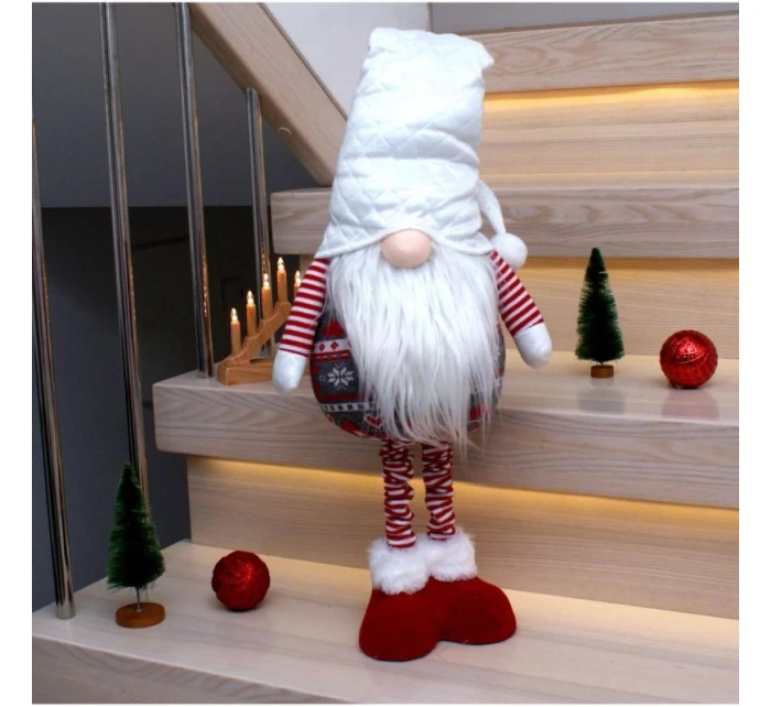 TRPASLÍK NA TELESKOPICKÝCH NOHÁCH BÍLÝ 80-115CM TRPASLÍK NA TELESKOPICKÝCH NOHÁCH BÍLÝ 80-115CM