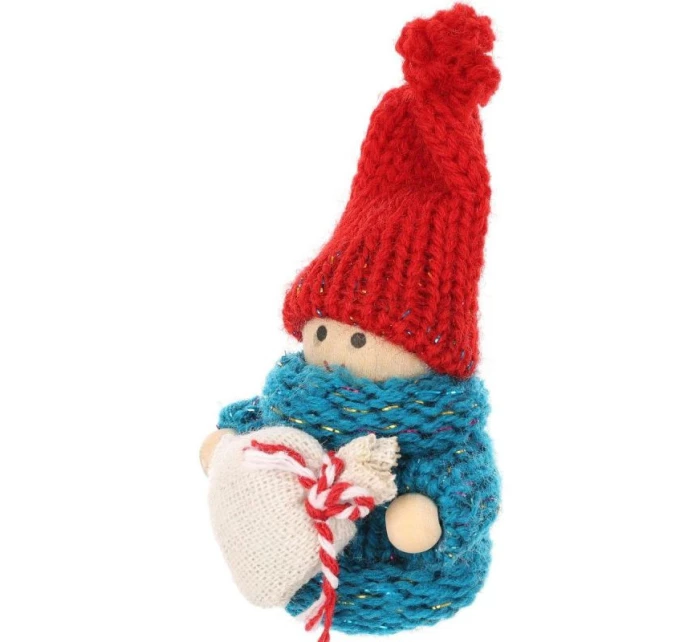 DEKORATIVNÍ PANENKA S TAŠKOU MODRÁ DÍVKA 7,5 CM DEKORATIVNÍ PANENKA S TAŠKOU MODRÁ DÍVKA 7,5 CM